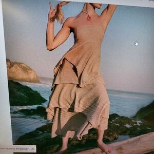 Free People necklace and dress